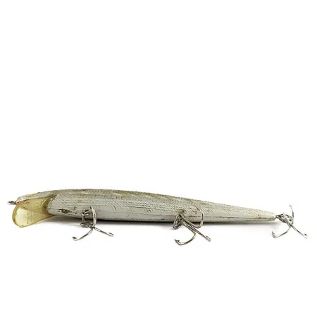Vintage Rebel Floater F12, 1/3oz Silver fishing lure #16897