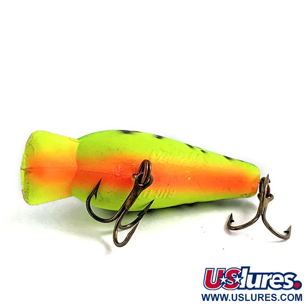 Vintage  Cotton Cordell Сotton Cordell Big O, 1/4oz Fire Tiger fishing lure #16905