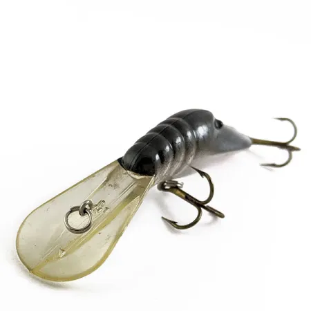 Vintage Bill Norman Bass Magnet, 1/3oz Grey/black fishing lure #16909