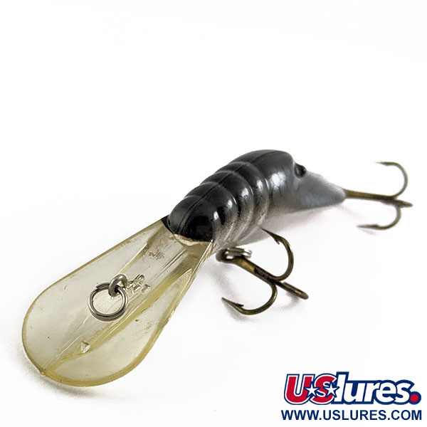 Vintage   Bill Norman Bass Magnet, 1/3oz Grey/black fishing lure #16909