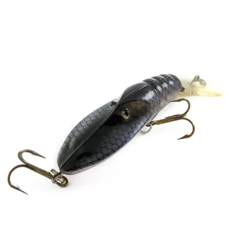 Vintage Bill Norman Bass Magnet, 1/3oz Grey/black fishing lure #16909