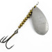 Vintage   Luhr Jensen Monti 5, 2/5oz Silver/brass spinning lure #16916