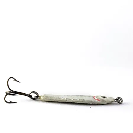 Vintage Luhr Jensen Crippled Herring, 3/4oz Pearl fishing spoon #16924