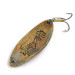 Vintage  Seneca Little Cleo (Hula Girl), 1/2oz Gold/copper fishing spoon #16931