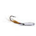 Vintage  Luhr Jensen Reflecto 3, 2/5oz Nickel fishing spoon #16937