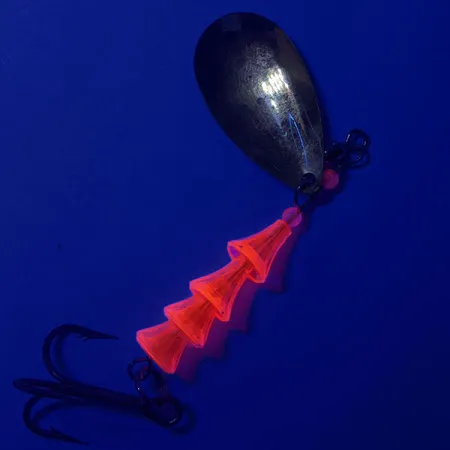 Vintage Luhr Jensen Tee Spoon 4, 1/3oz Gold spinning lure #16947