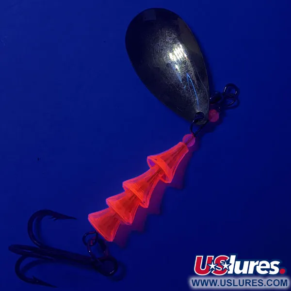 Vintage   Luhr Jensen Tee Spoon 4, 1/3oz Gold spinning lure #16947