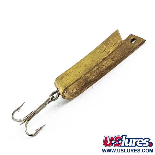 Vintage  South Bend  Super-Duper 501, 3/32oz Brass fishing spoon #16952