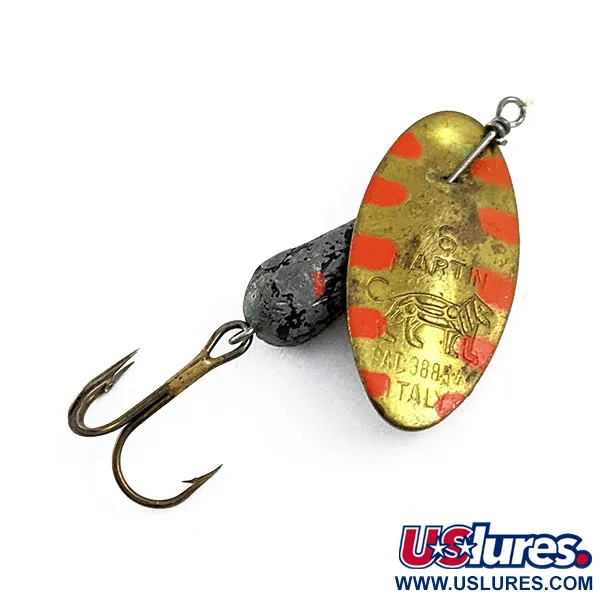 Vintage   Panther Martin 6, 3/16oz Brass spinning lure #16961