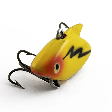 Vintage Heddon Sonic, 1/3oz Yellow fishing lure #16969