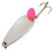 Vintage  Luhr Jensen Les Davis Hotrod, 2/5oz Pink/nickel fishing spoon #16970