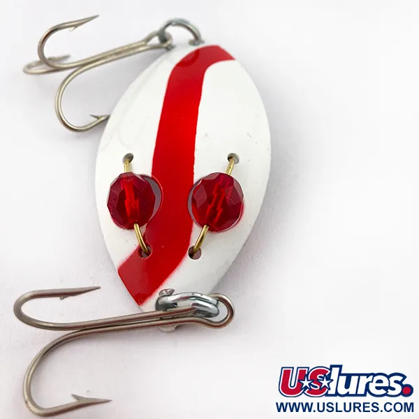 Vintage  Eppinger  Red Eye junior, 1/2oz White / Red fishing spoon #15671