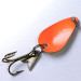 Vintage  Acme K.O. Wobbler , 1/8oz Nickel/orange fishing spoon #16973