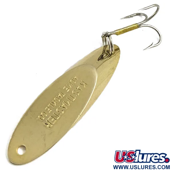 Vintage  Acme Kastmaster, 1/2oz Gold fishing spoon #16983