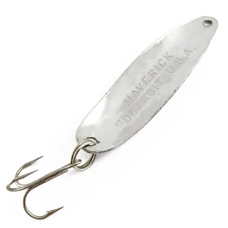 Vintage Other Maverick, 1/2oz Silver fishing spoon #16998