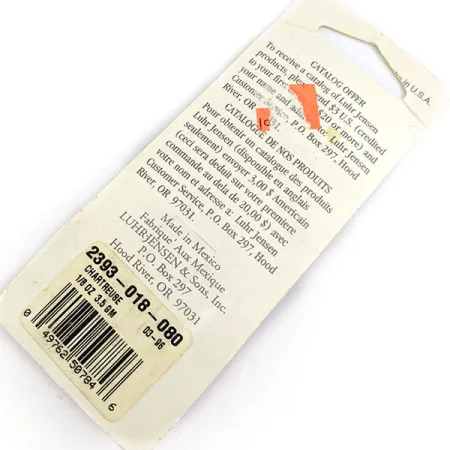 Luhr Jensen Hot Tail, 1/8oz Chartreuse spinning lure #17887