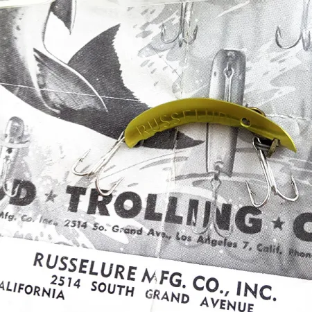 Russelure #1, 3/32oz Gold fishing lure #17015