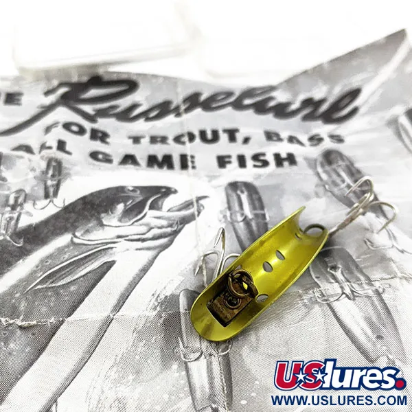   Russelure #1, 3/32oz Gold fishing lure #17015