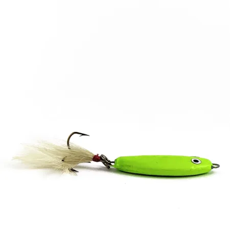 Vintage Worth, 1oz Chartreuse fishing spoon #17018