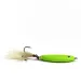 Vintage   Worth, 1oz Chartreuse fishing spoon #17018
