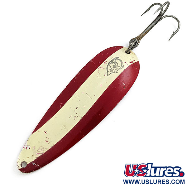 Dardevle Spoon Red & White Stripe Fishing Lure - 116-SB