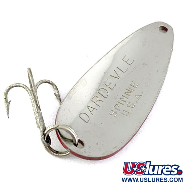 Vintage  Eppinger ​Dardevle Spinnie, 1/3oz Red Devil/Nickel fishing spoon #17034