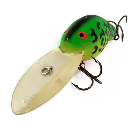 Vintage Bomber Model 9A Magnum Deep Runner, 3/4oz Fire Tiger fishing lure #17057