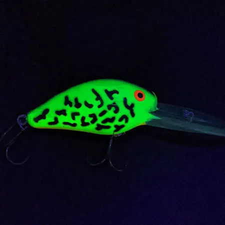 Vintage Bomber Model 9A Magnum Deep Runner, 3/4oz Fire Tiger fishing lure #17057