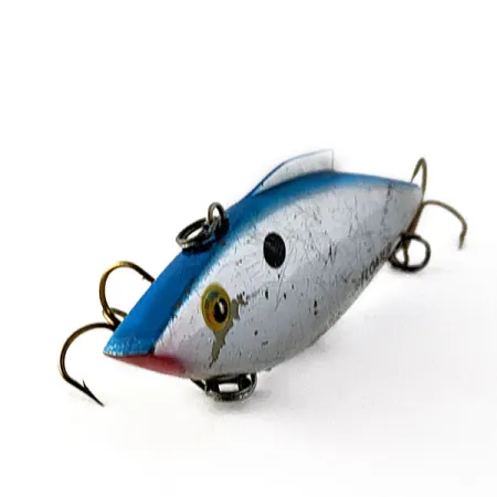 Vintage Bill Lewis Rat-L-Trap Floater, 1/3oz Chrome Blue Back fishing lure #17062