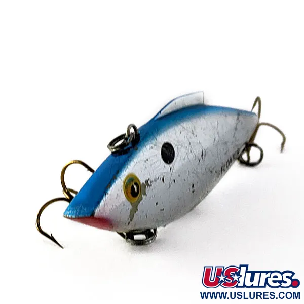 Vintage   Bill Lewis Rat-L-Trap Floater, 1/3oz Chrome Blue Back fishing lure #17062
