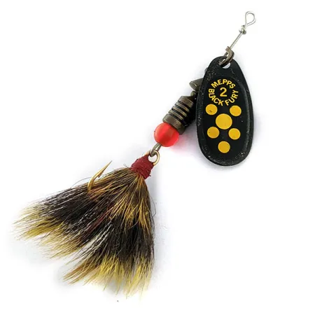 Mepps Black Fury 2 Dressed (squirrel tail)