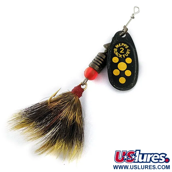 Mepps Black Fury 2 Dressed (squirrel tail)