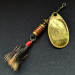 Vintage   Mepps Aglia 3 Dressed, 1/4oz Gold spinning lure #17081