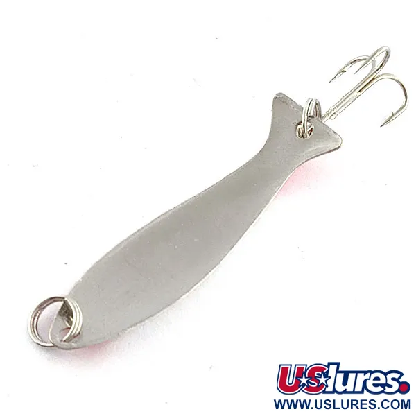 Vintage ​Worth Fly Rod Demon, 3/64oz Red/White/Silver fishing spoon #17082