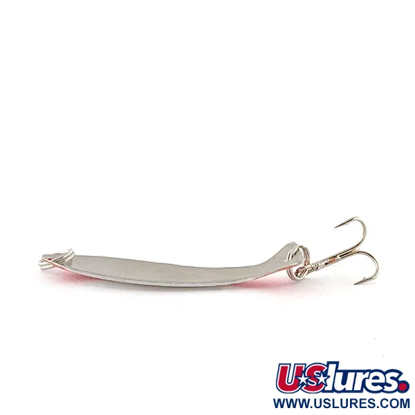 Vintage ​Worth Fly Rod Demon, 3/64oz Red/White/Silver fishing spoon #17082