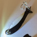 Vintage   Worth Fly Rod Demon, 3/64oz Black/White/Silver fishing spoon #17087