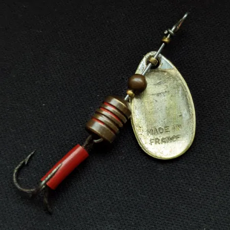 Vintage Mepps Aglia 1, 1/8oz Silver spinning lure #17093