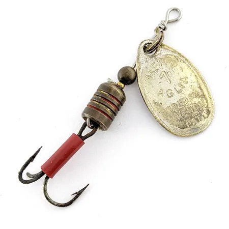 Vintage Mepps Aglia 1, 1/8oz Silver spinning lure #17093