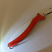 Vintage   Worth Fly Rod Demon, 3/32oz White/red/nickel fishing spoon #17094