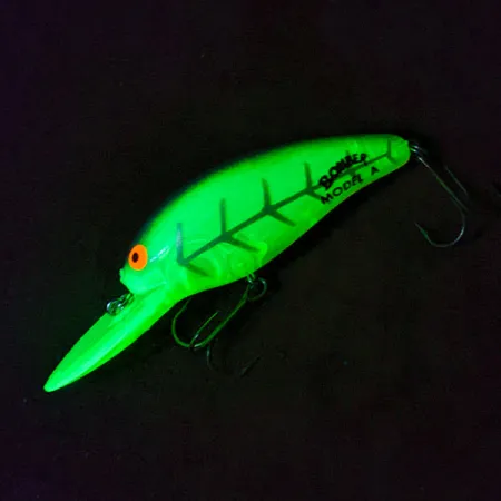 Vintage Bomber model 7A Larry  Nixon UV, 1/2oz fishing lure #17137