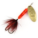 Vintage  Yakima Bait Worden’s Original Rooster Tail UV, 1/4oz Gold UV spinning lure #17161