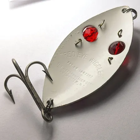 Vintage Hofschneider Red Eye Wiggler, 1oz fishing spoon #17172