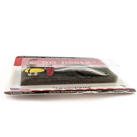 Bay de Noc Do-Jigger #3, 1/3oz Nickel/Green fishing spoon #17357