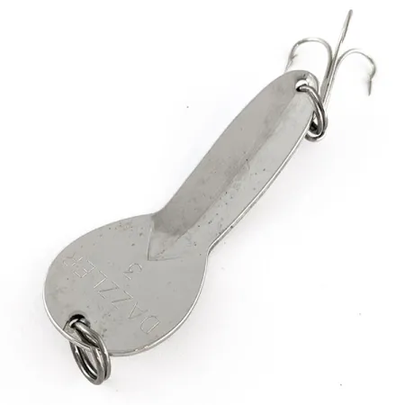 Vintage Acme Dazzler #3, 3/5oz Nickel fishing spoon #17200