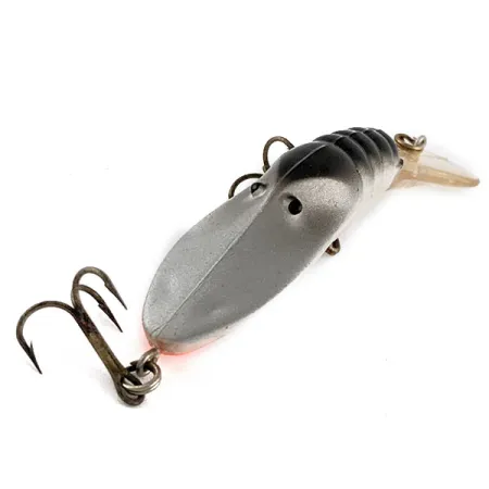 Vintage Bill Norman Bass Magnet, 1/3oz Grey/black fishing lure #17208