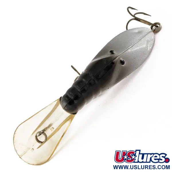 Vintage   Bill Norman Bass Magnet, 1/3oz Grey/black fishing lure #17208