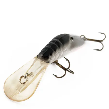 Vintage Bill Norman Bass Magnet, 1/3oz Grey/black fishing lure #17208