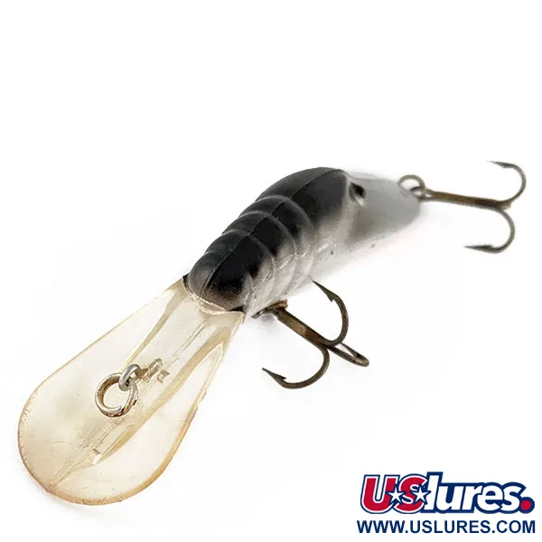 Vintage   Bill Norman Bass Magnet, 1/3oz Grey/black fishing lure #17208