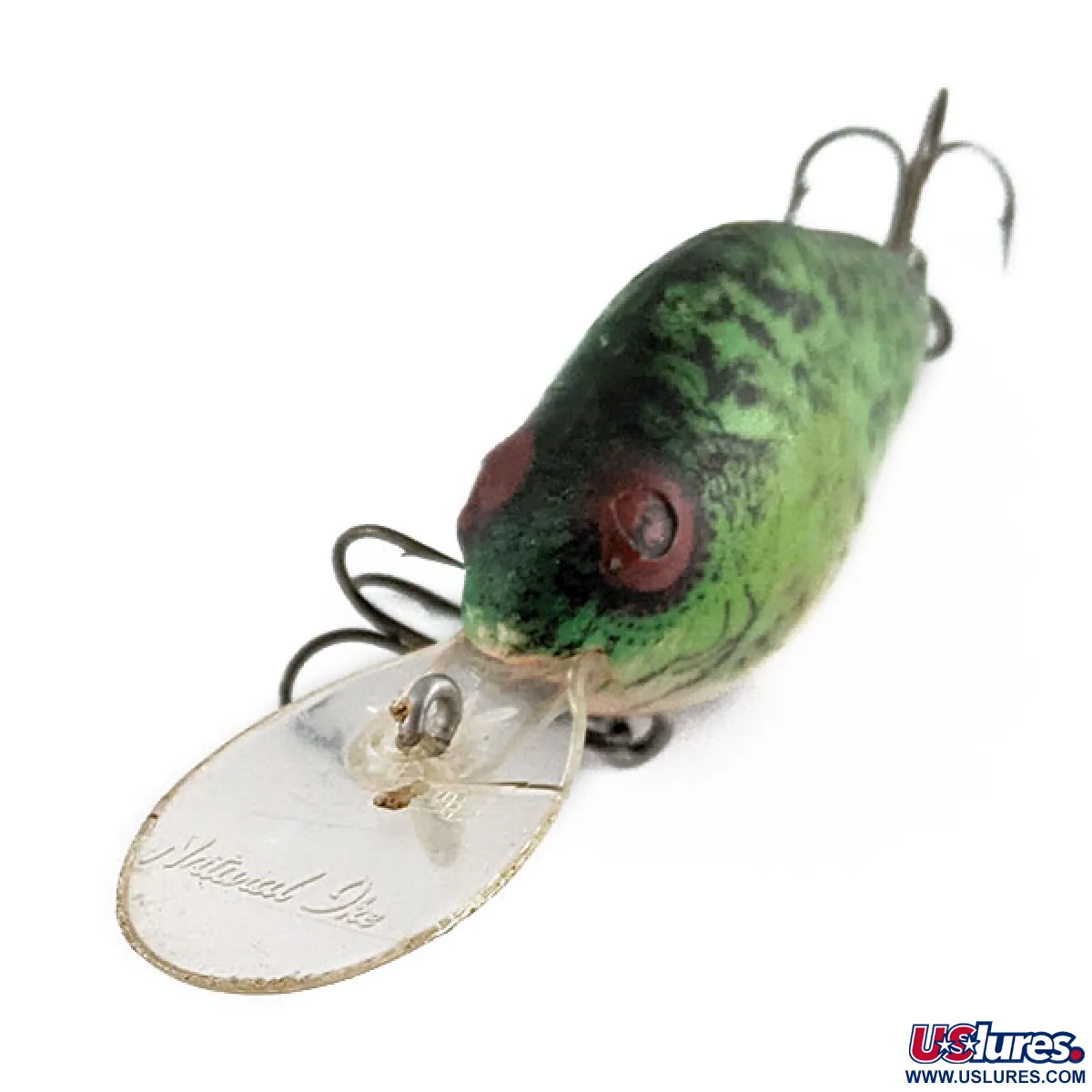 ヴィンテージルアーlazy ike lively c1960 4785-204 Vintage Lazy Ike Natural Ike, 1/4oz fishing lure #17213