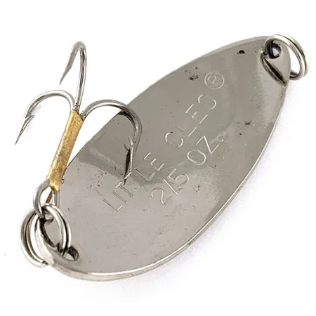 Vintage Acme Little Cleo, 2/5oz Nickel fishing spoon #17217